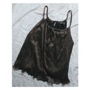 Zara shinny cami top